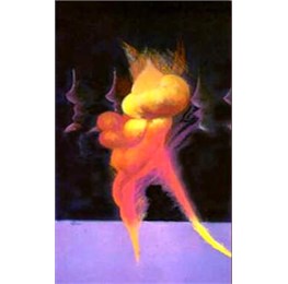 Femmina Arrogante 150x75 (Tecnica mista)