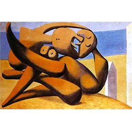 Figure in riva al mare 