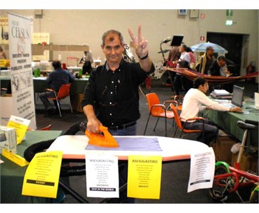 Innovativa asciugatrice/stiratrice