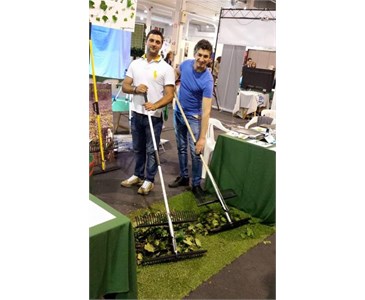 Innovativo rastrello raccoglitore