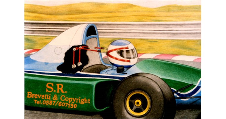 Casco di sicurezza per piloti di auto 