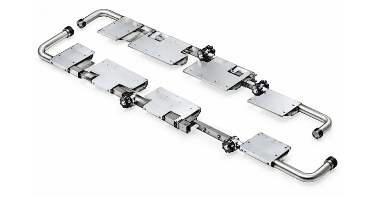 Innovativa barella snodata