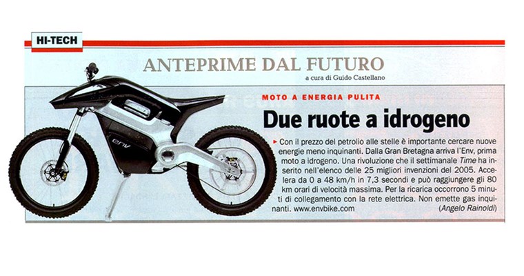 Due ruote a idrogeno